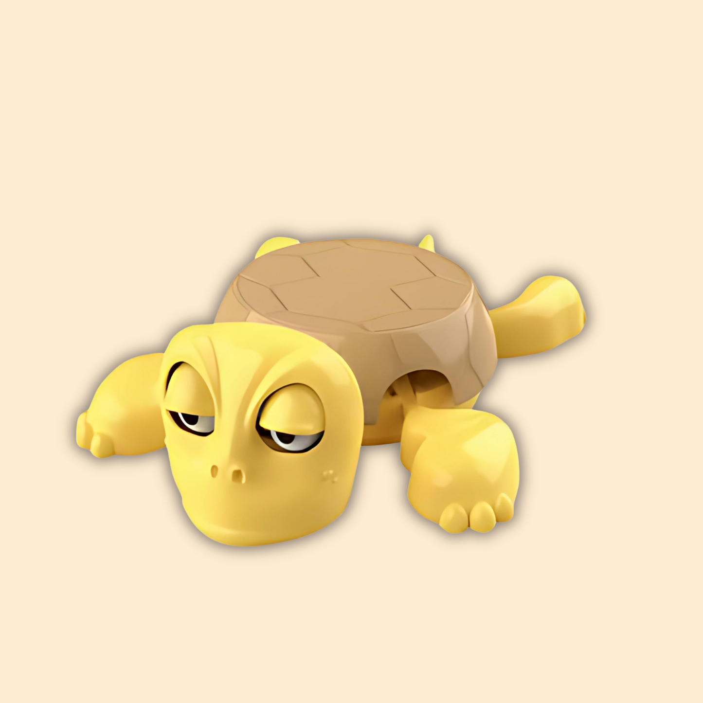 Haven Hounds™ Panicked Turtle Coaster – 3D Printed Cup Mat for Home & Office