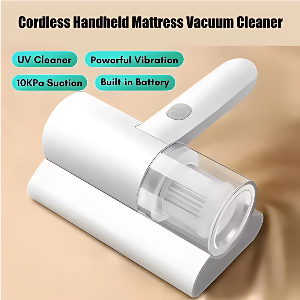 HavenHounds™ UV-Clean Cordless Mite Vacuum – Deep Clean for Beds & Sofas