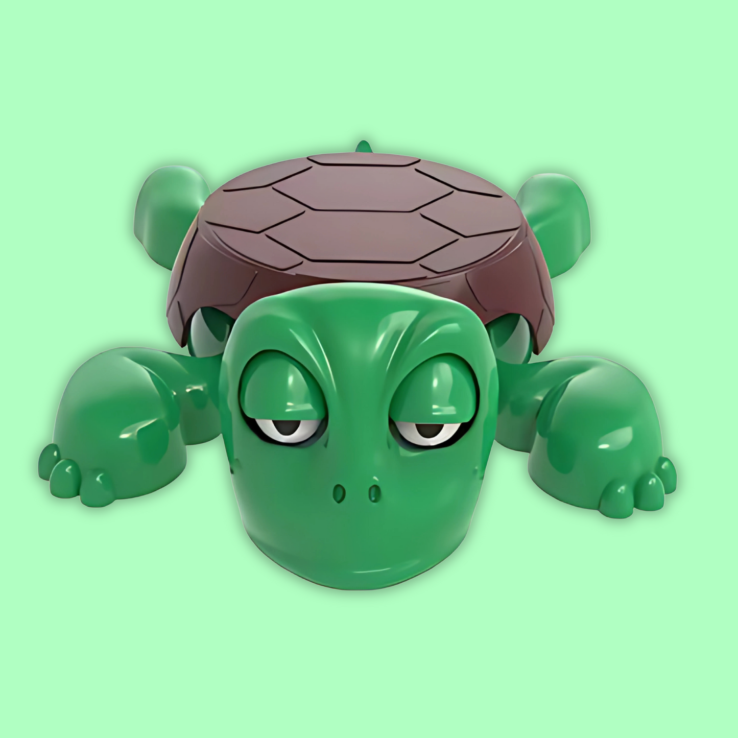 Haven Hounds™ Panicked Turtle Coaster – 3D Printed Cup Mat for Home & Office