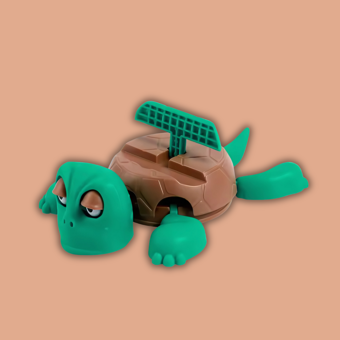 Haven Hounds™ Panicked Turtle Coaster – 3D Printed Cup Mat for Home & Office